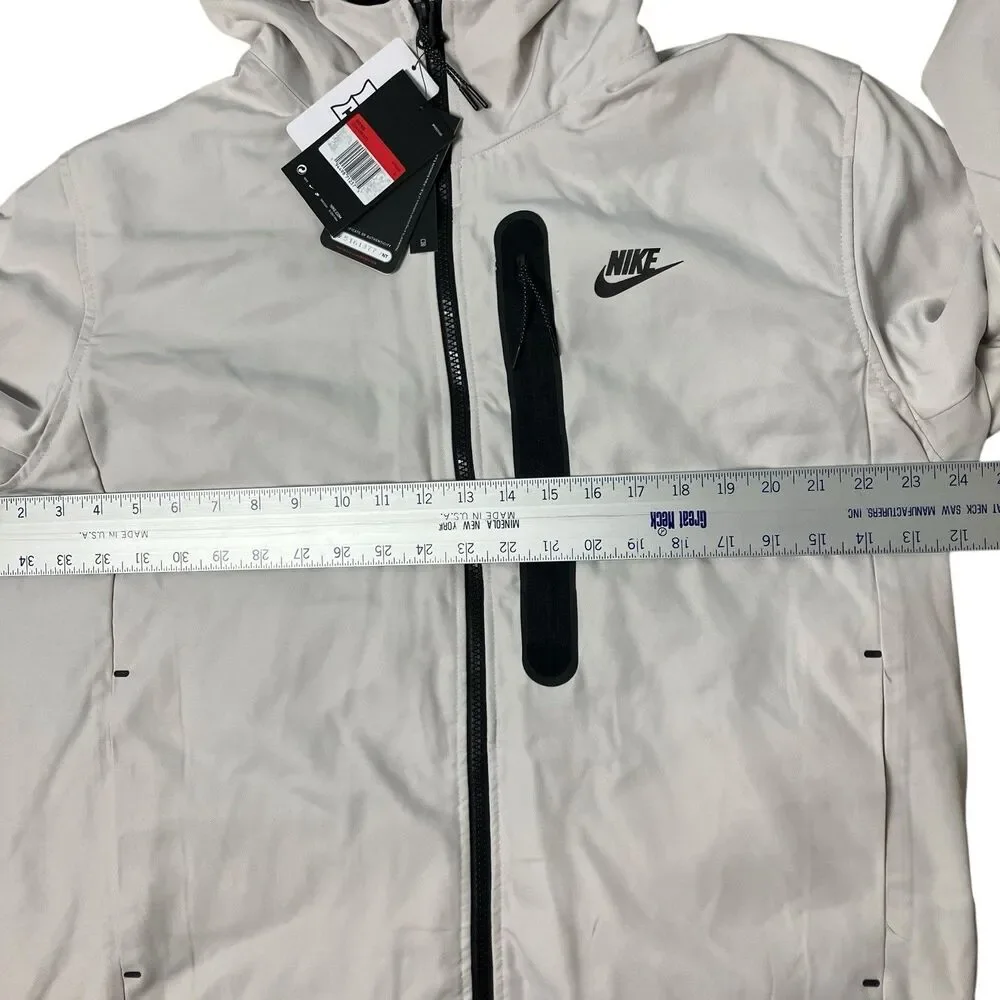 Nike Jacket Mens L White Tech Essentials Zip Repel Insulated Hooded CU4485-203‎